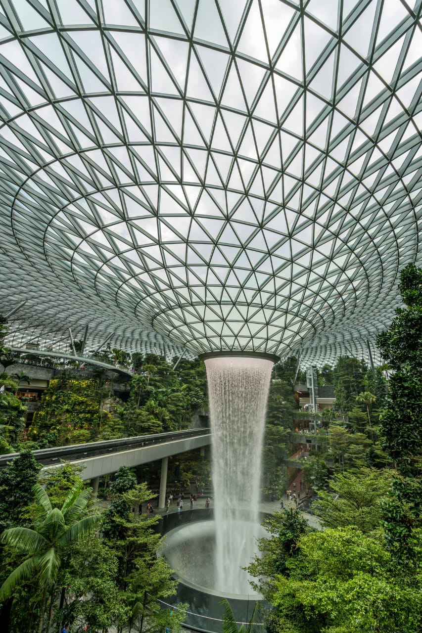 Gardens and water